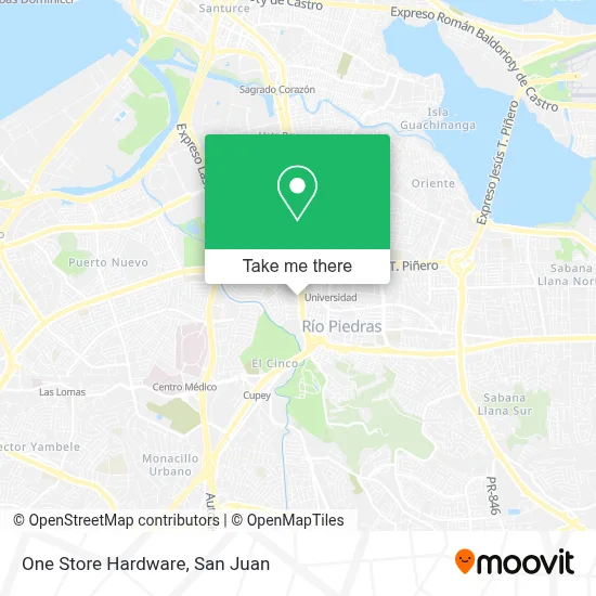 One Store Hardware map