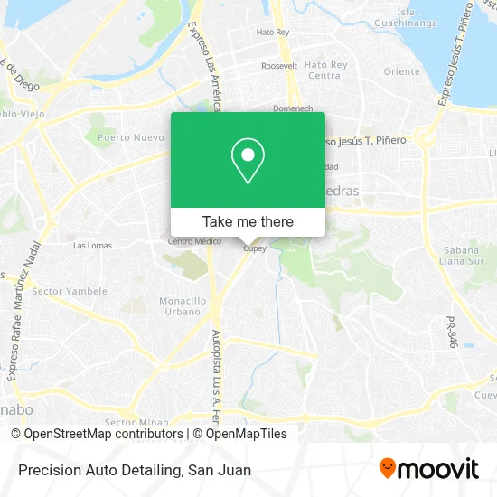 Precision Auto Detailing map