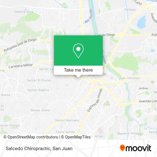 Salcedo Chiropractic map