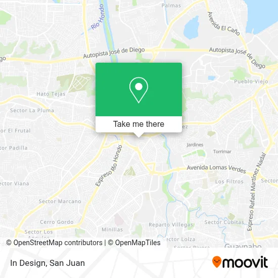 In Design map