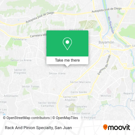 Rack And Pinion Specialty map