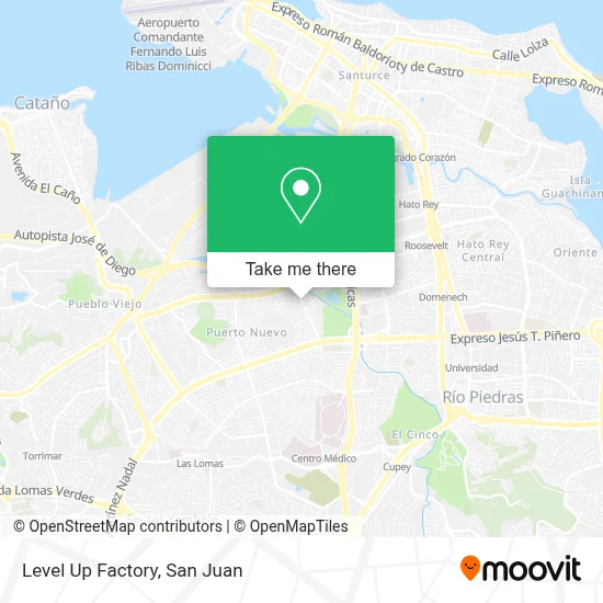 Level Up Factory map