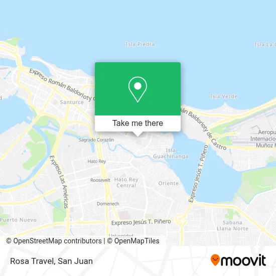 Rosa Travel map