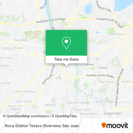 Roca Station Texaco Riverview map