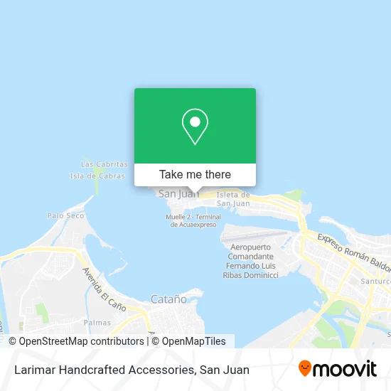 Larimar Handcrafted Accessories map