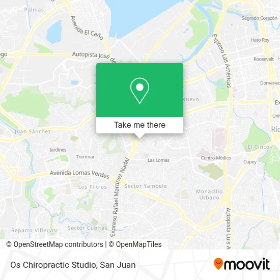Os Chiropractic Studio map