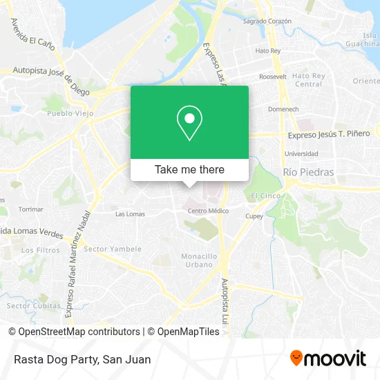 Rasta Dog Party map