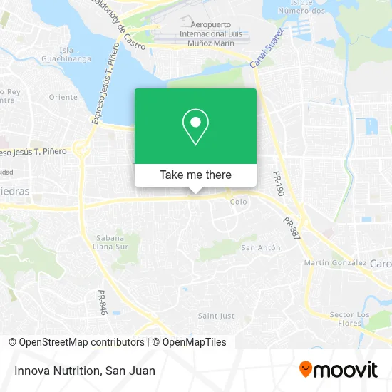 Innova Nutrition map