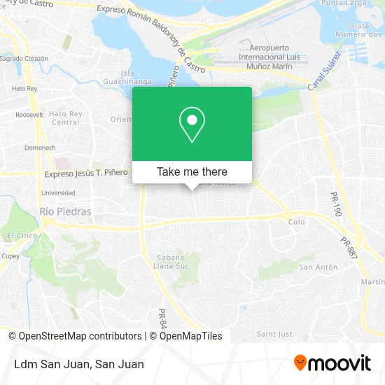 Ldm San Juan map