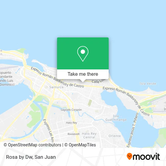 Rosa by Dw map