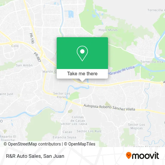 R&R Auto Sales map