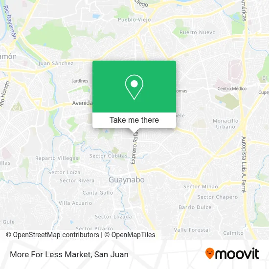More For Less Market map