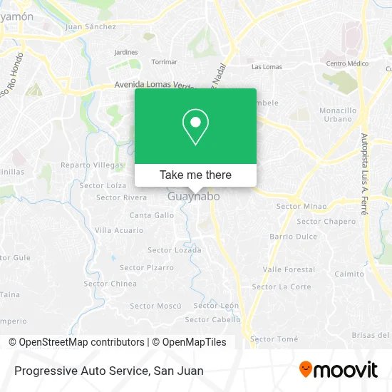 Progressive Auto Service map