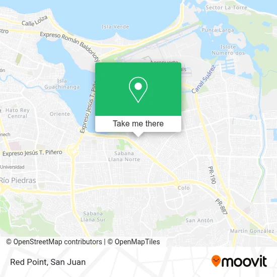 Red Point map