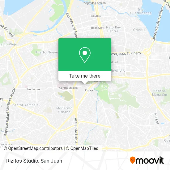 Rizitos Studio map