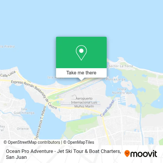 Ocean Pro Adventure - Jet Ski Tour & Boat Charters map
