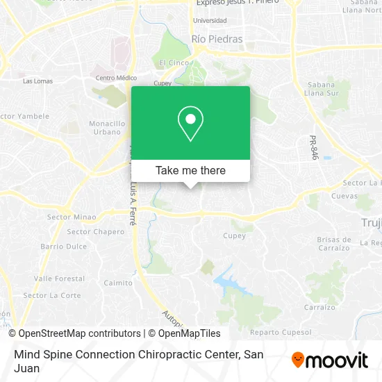 Mind Spine Connection Chiropractic Center map