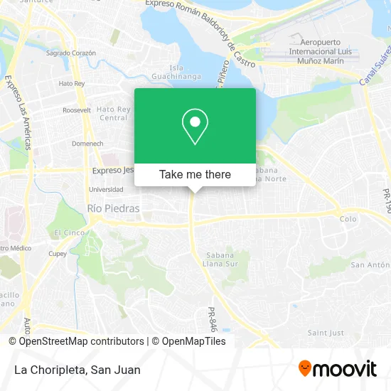 La Choripleta map