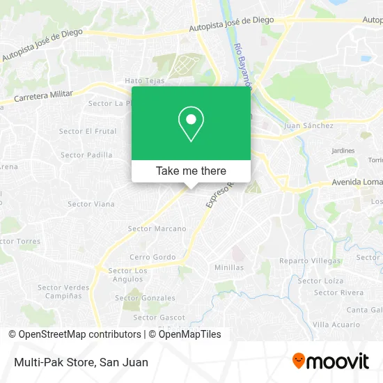 Multi-Pak Store map