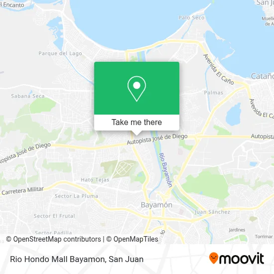 Rio Hondo Mall Bayamon map