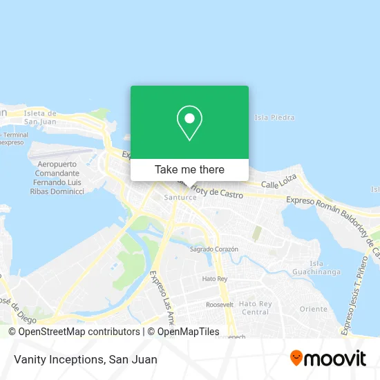 Vanity Inceptions map