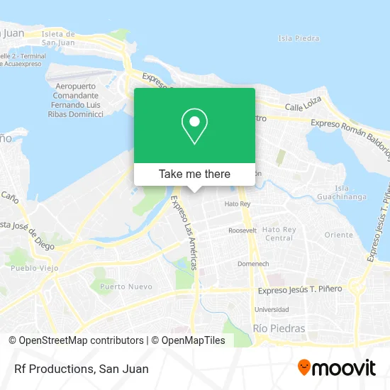 Rf Productions map