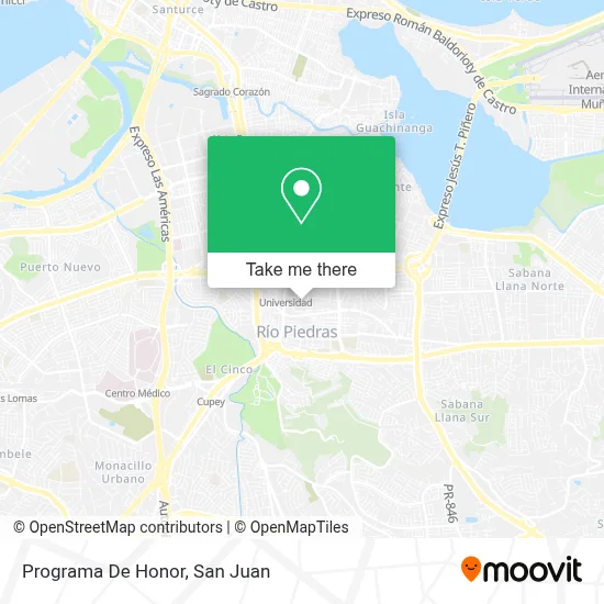 Programa De Honor map