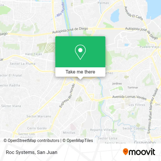 Roc Systems map