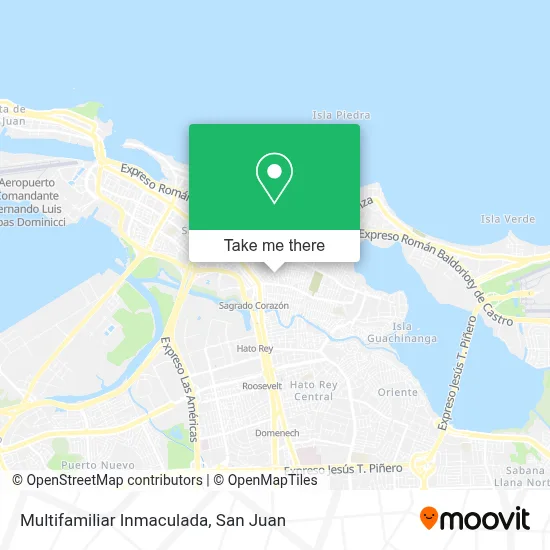 Multifamiliar Inmaculada map