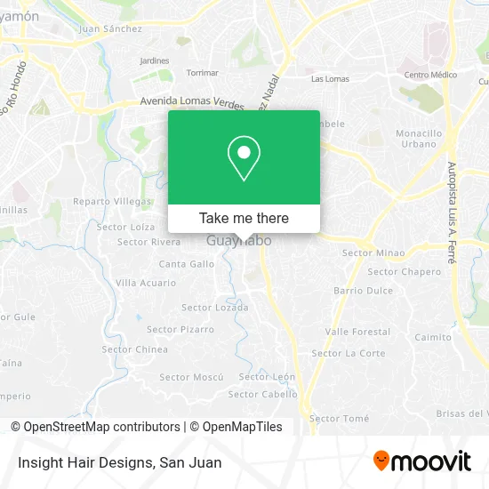 Insight Hair Designs map