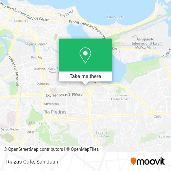 Riazas Cafe map