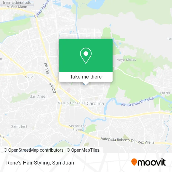 Rene's Hair Styling map