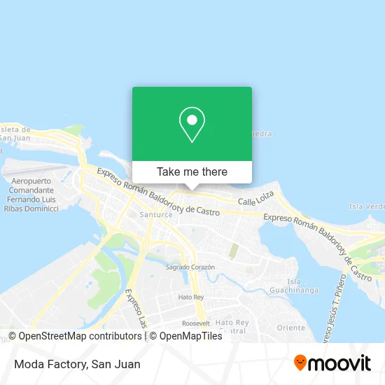 Moda Factory map