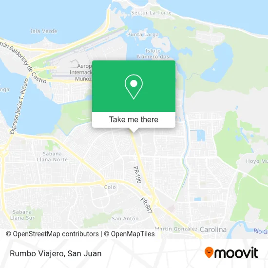 Rumbo Viajero map