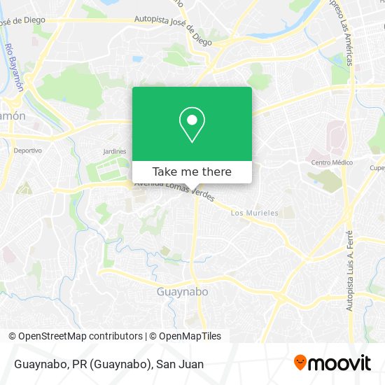 Guaynabo, PR map