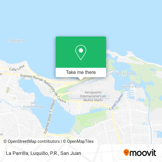 La Parrilla, Luquillo, P.R. map