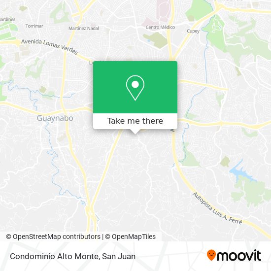 Condominio Alto Monte map