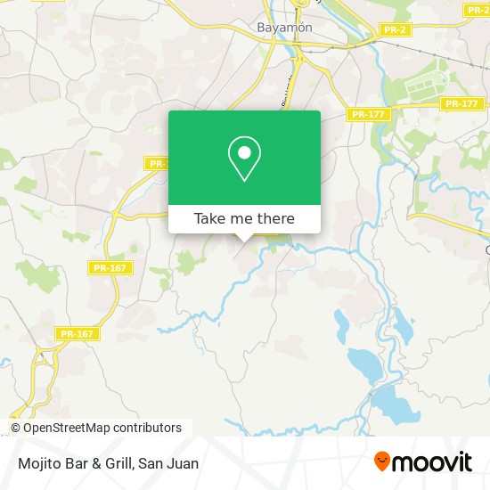 Mojito Bar & Grill map
