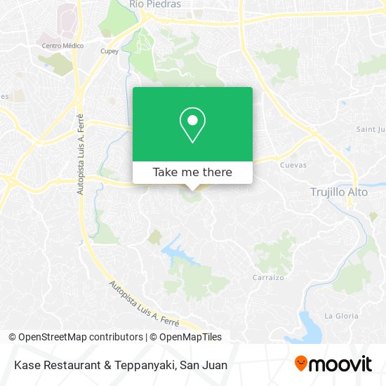 Mapa de Kase Restaurant & Teppanyaki