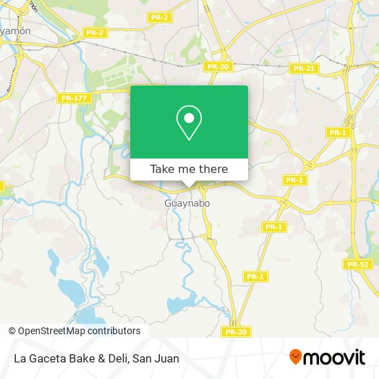 La Gaceta Bake & Deli map