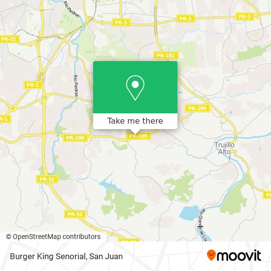 Burger King Senorial map