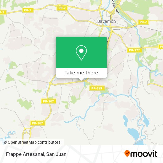 Frappe Artesanal map