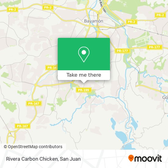 Rivera Carbon Chicken map