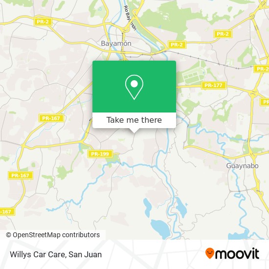 Willys Car Care map
