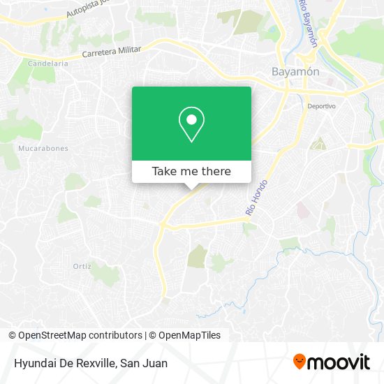 Hyundai De Rexville map