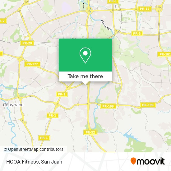 HCOA Fitness map