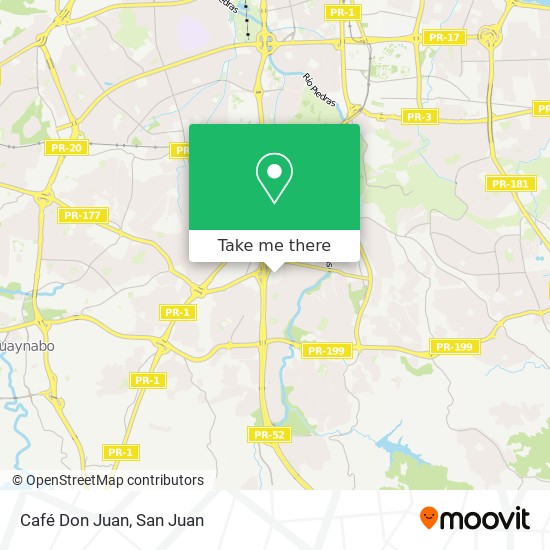 Café Don Juan map