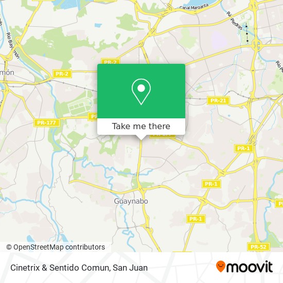 Cinetrix & Sentido Comun map