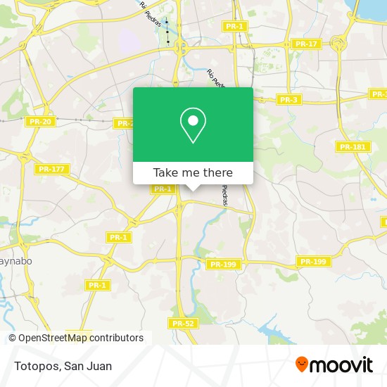 Totopos map