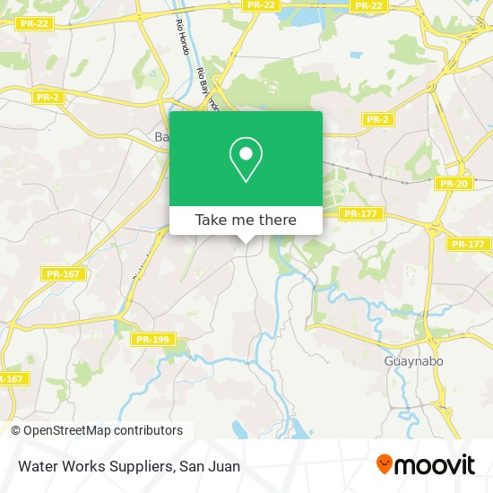 Water Works Suppliers map